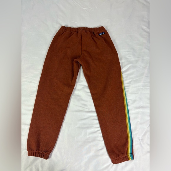 Patagonia Rust Track Pants with Multicolor Stripe - Picture 6 of 10